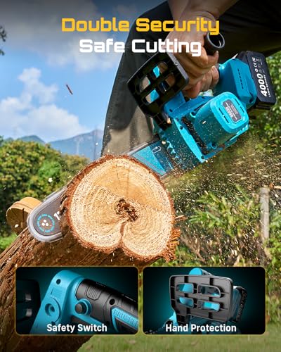 M12 Studio chainsaw ready for yard work