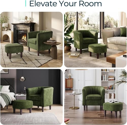 Living room setup featuring LINSY Accent Chair