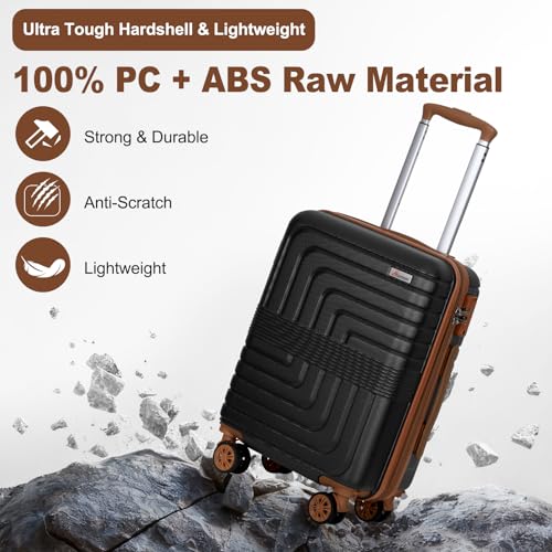 Detailed view of 18-inch travel backpack pockets