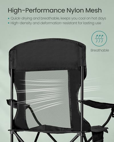 Side storage organizer on SONGMICS outdoor chair