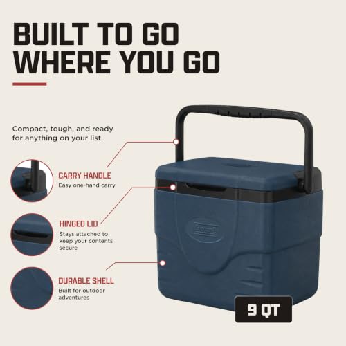 Coleman Chiller portable cooler side profile