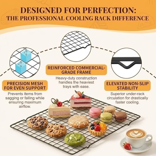 SCDGRW 10 by 16 inch wire rack for baking