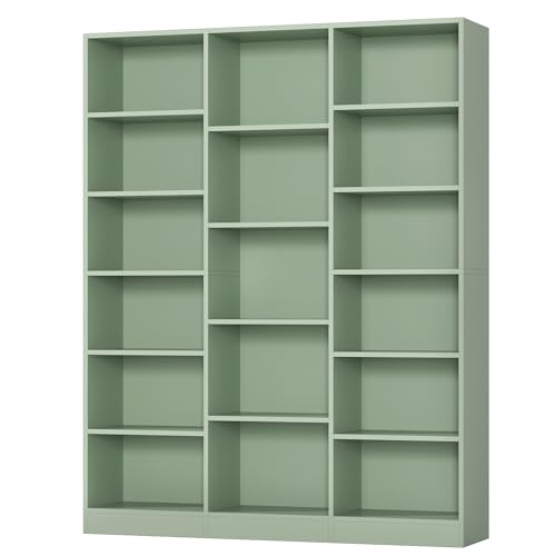 Organized shelves showing storage capacity