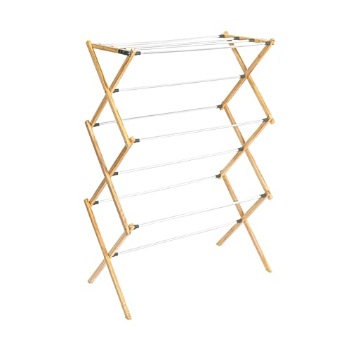Household Essentials X-Frame Clothes Drying Rack front view