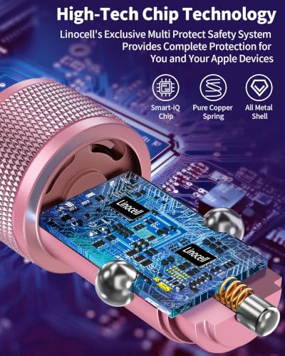 Linocell charger with MFi certified braided cable