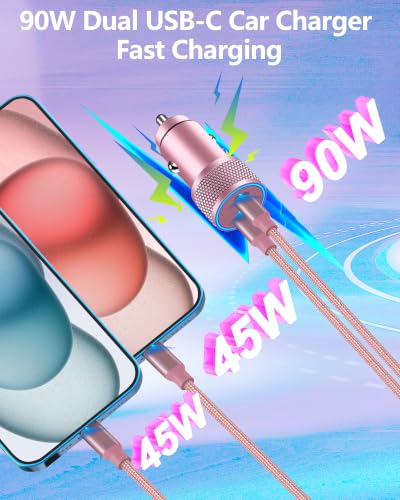 LED indicator light on Linocell USB-C car charger