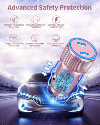 Side profile of the Titanium Pink fast car charger