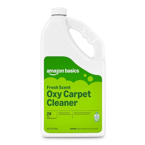 Basics 64 fl oz carpet cleaner bottle front view