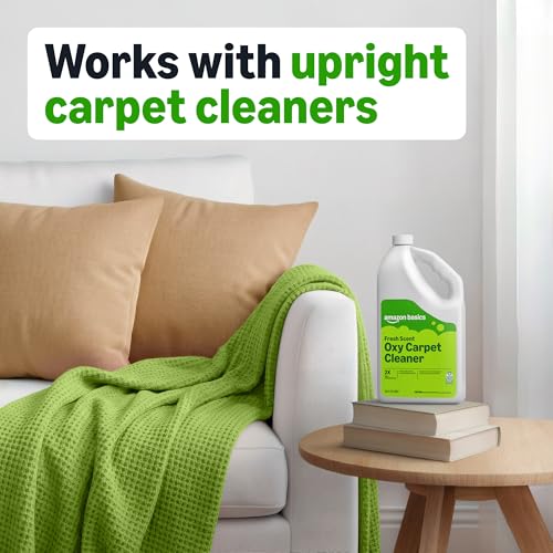 Basics carpet cleaner 64 oz container side profile