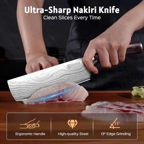 Ergonomic pakkawood handle view
