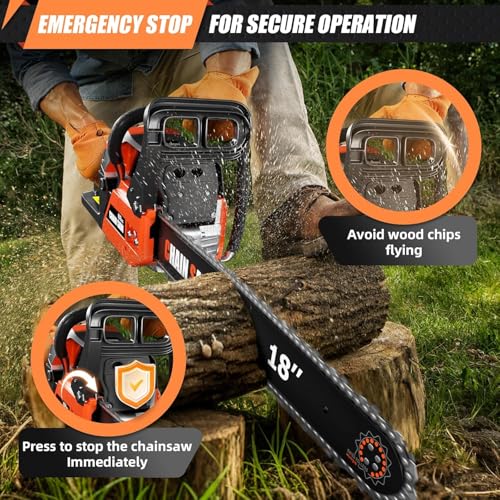 Baococo chainsaw safety trigger and handle