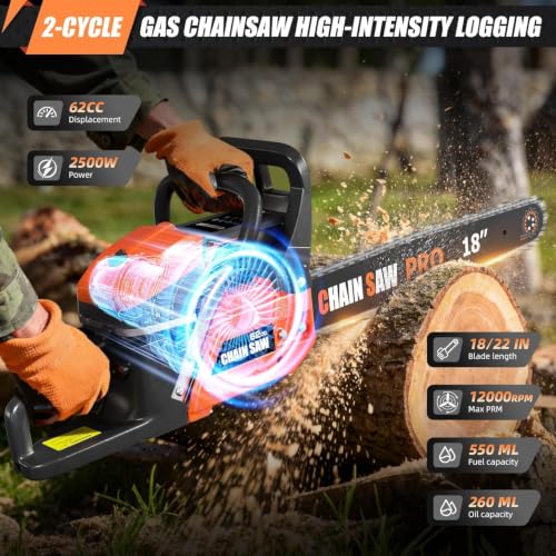 Red Baococo chainsaw guide bar assembly