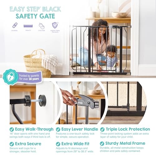 Regalo safety gate installed in doorway