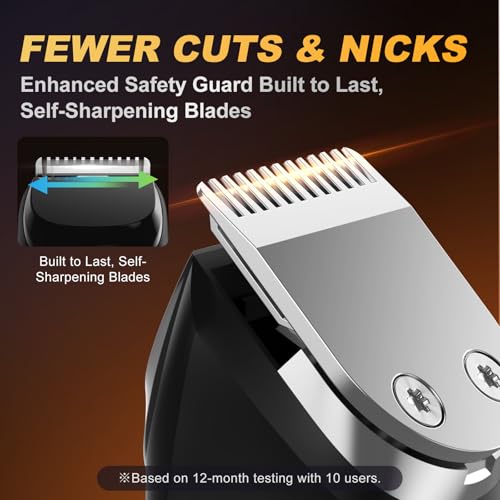 Close up of RICAF stainless steel trimmer blade