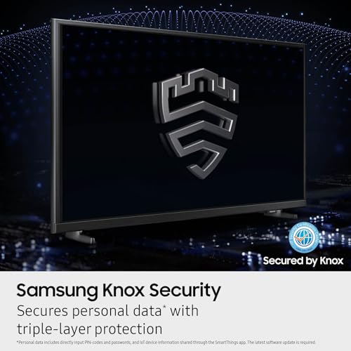 Rear view of Samsung 32-inch TV showing ports