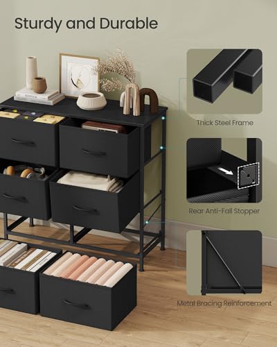 Assembled dresser in bedroom setting