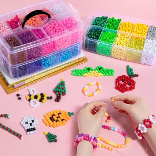 Stackable trays of the Simetufy bead kit