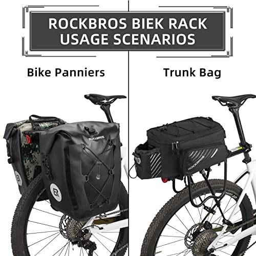 Adjustable support rods on cargo rack