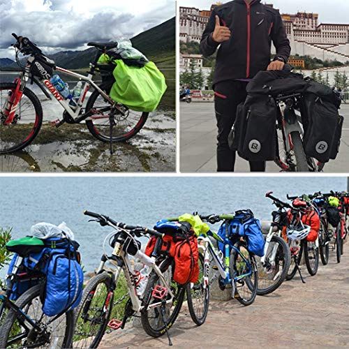 Elastic cords for securing bike gear