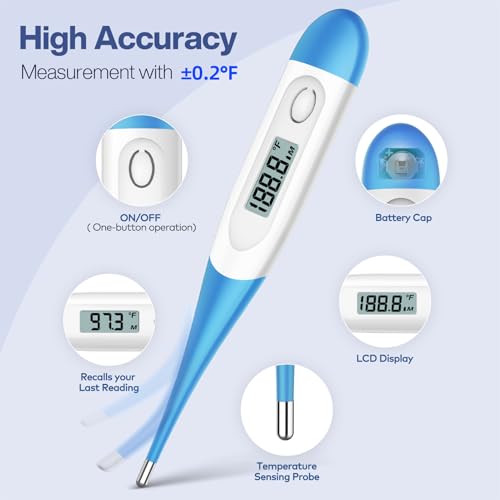 Close up of Boncare digital thermometer sensor tip