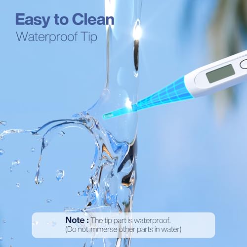 Boncare thermometer side profile in light blue