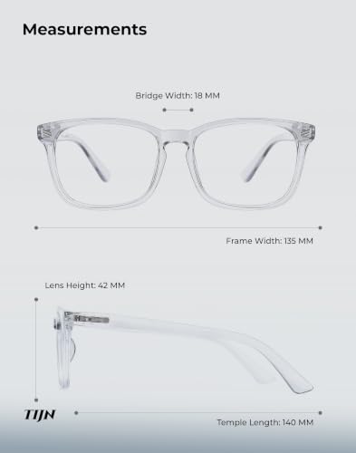 TIJN square glasses lifestyle shot