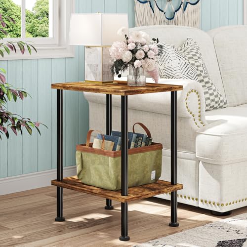 Simple Trending Rustic Brown Side Table