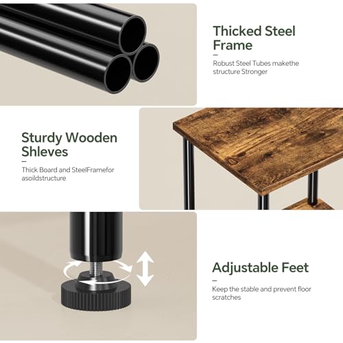 Compact side table for small spaces