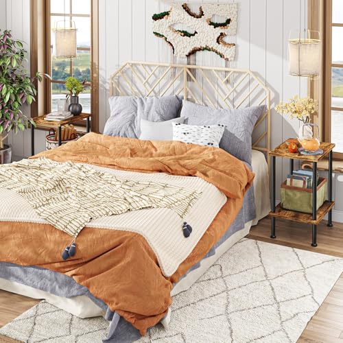 Multifunctional side table adjustable feet