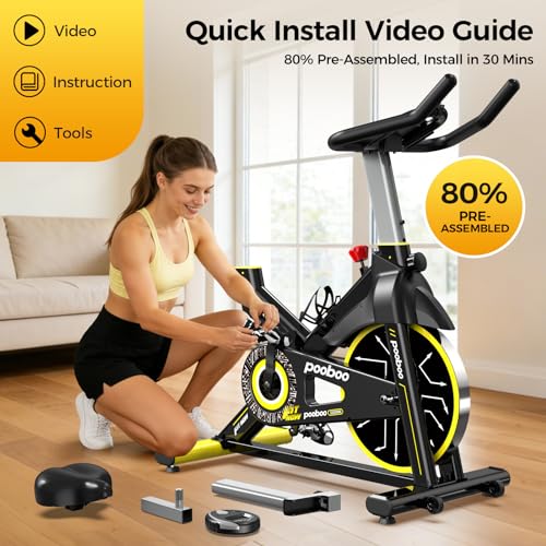 Portable exercise bike with transport wheels
