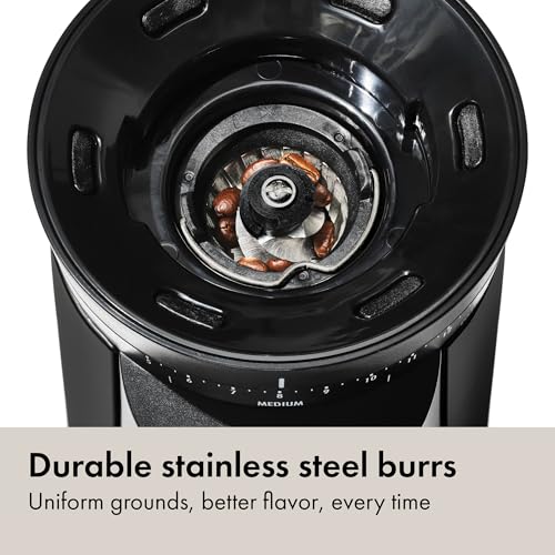 OXO Brew grinder hopper with UV-blocking tint