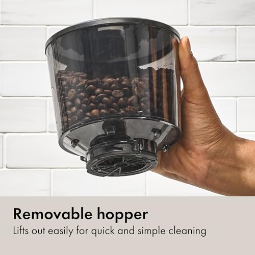 OXO Brew conical burr coffee grinder matte black finish