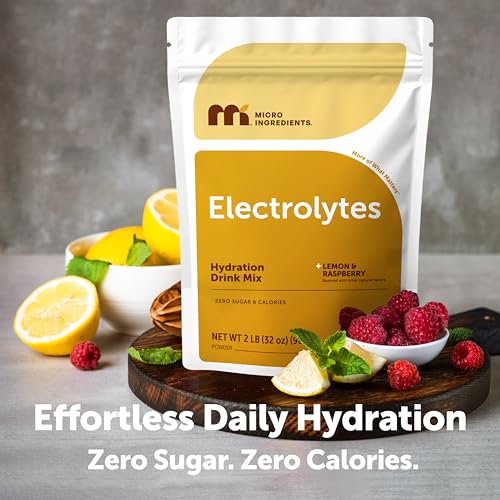Electrolytes from coconut water & lemon juice