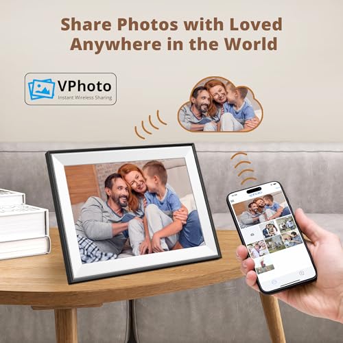 Digital frame touch screen interface