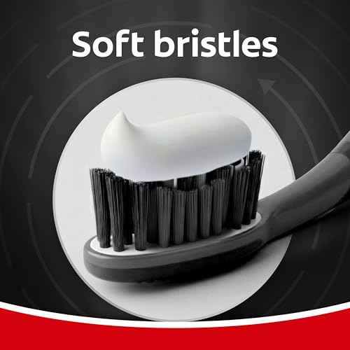 Colgate 360 Vibrate Charcoal Toothbrush vibrating bristles