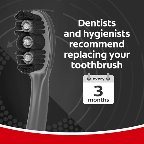 Colgate 360 Vibrate Charcoal Toothbrush whole mouth clean