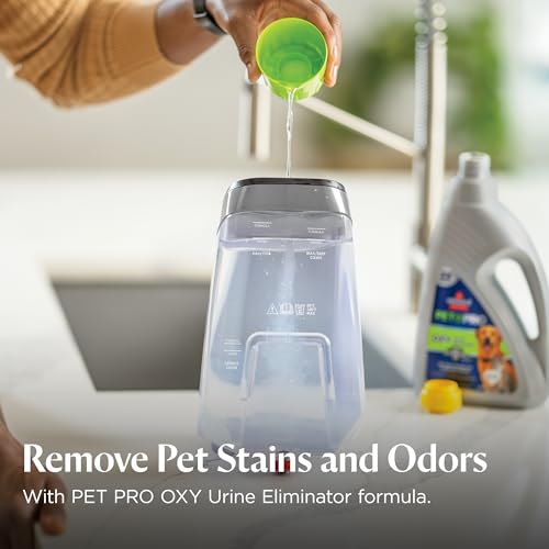 Included Bissell cleaning formulas