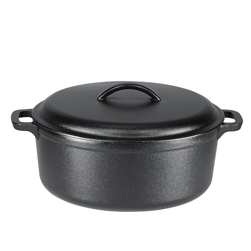 Basics 7-Quart Cast Iron Dutch Oven