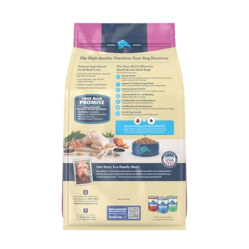 Blue Buffalo dry dog food product packaging