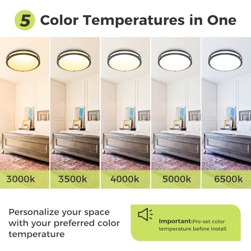 Installation process for Hepside LED flush mount light