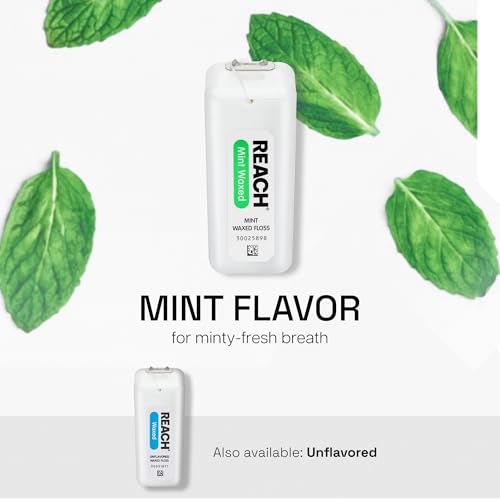 Reach floss in green packaging