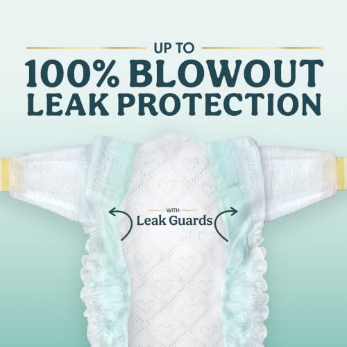 Detail of diaper leak guard