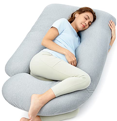 Momcozy Cooling Pregnancy Pillow U-shape design