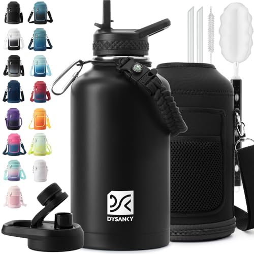 DYSANKY 64oz insulated water bottle in Advanced Black