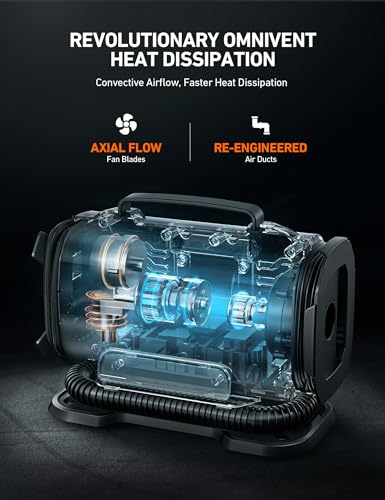 AstroAI portable compressor side profile