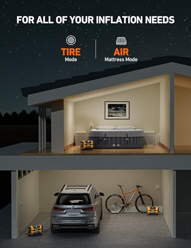 AstroAI tire pump accessory kit