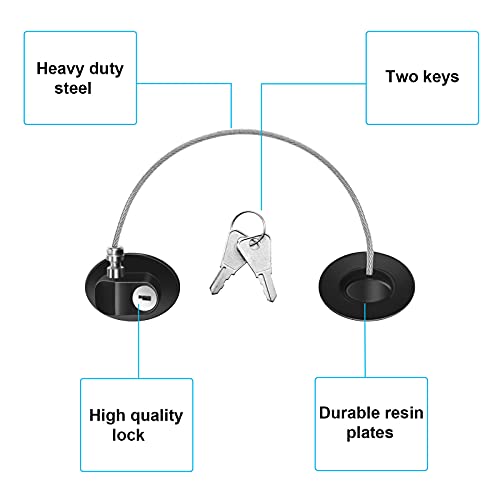 Set of 8 keys for Hotop cabinet locks