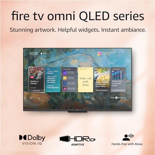 Close up of Fire TV QLED color detail