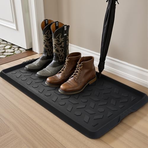 tchdio Durable Rubber Boot Tray full view