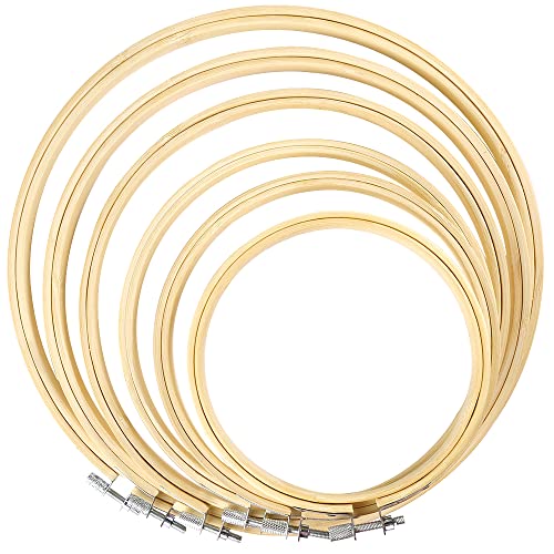 Caydo 6-piece embroidery hoop set
